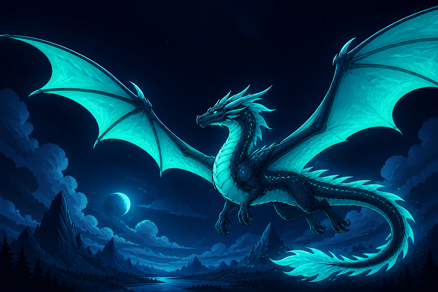 A legendary dragon creature illustrated by Hendrix